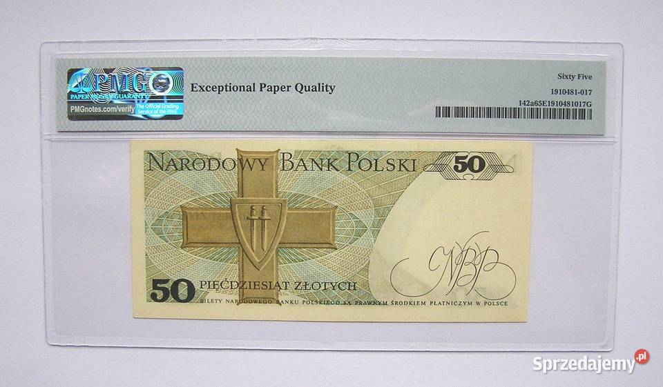 Polska 50 1975 r Seria L PMG 65 EPQ L 5 Rydzyna