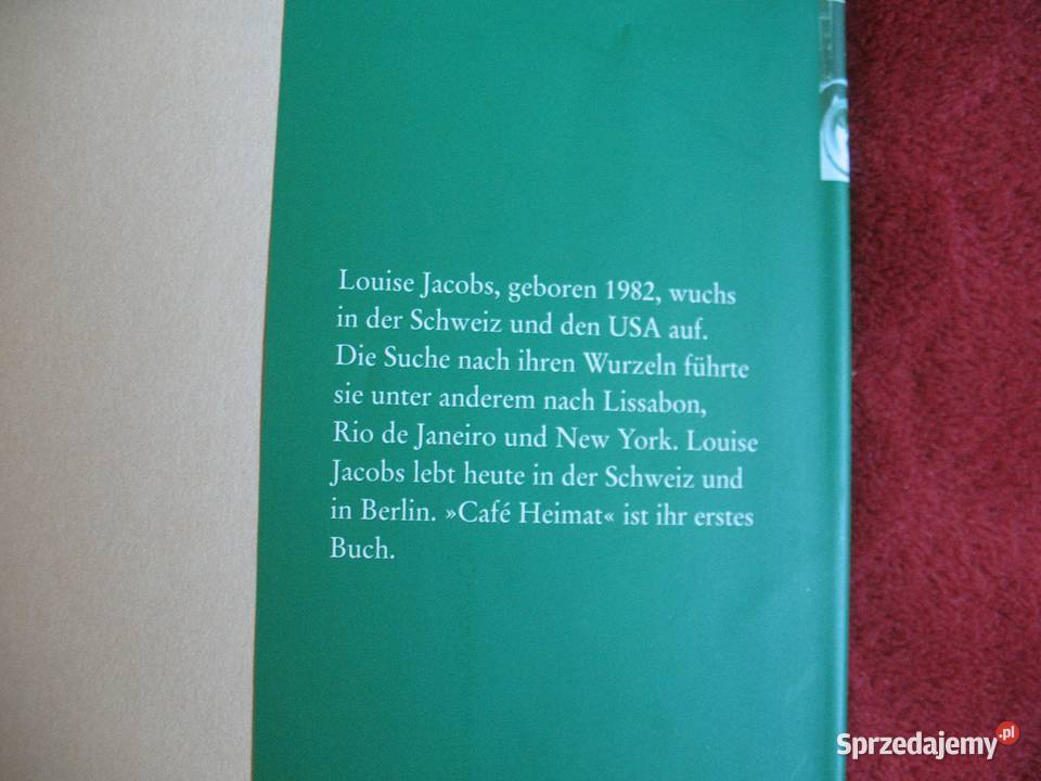 Cafe Heimat Louise Jacobs książka niemiecka