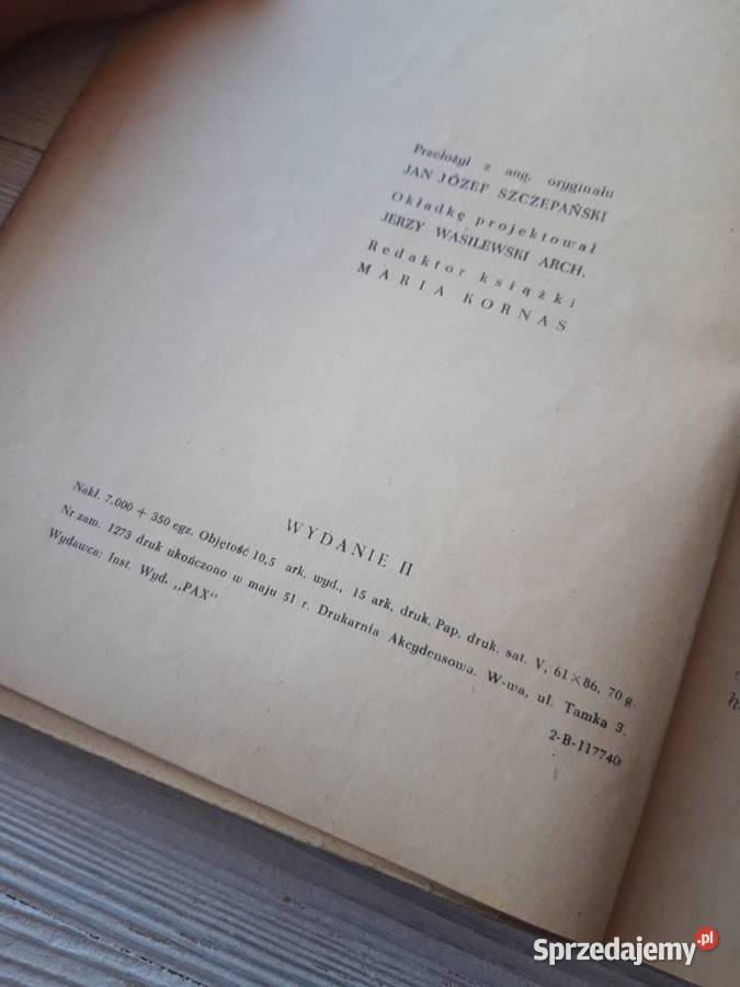 Chwała córy królewskiej Bruce Marshall PAX 1951