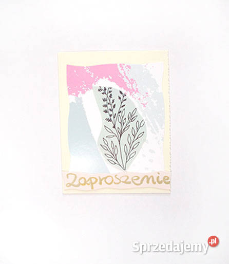 pastelowe zaproszenia puste zaproszenia na różne
