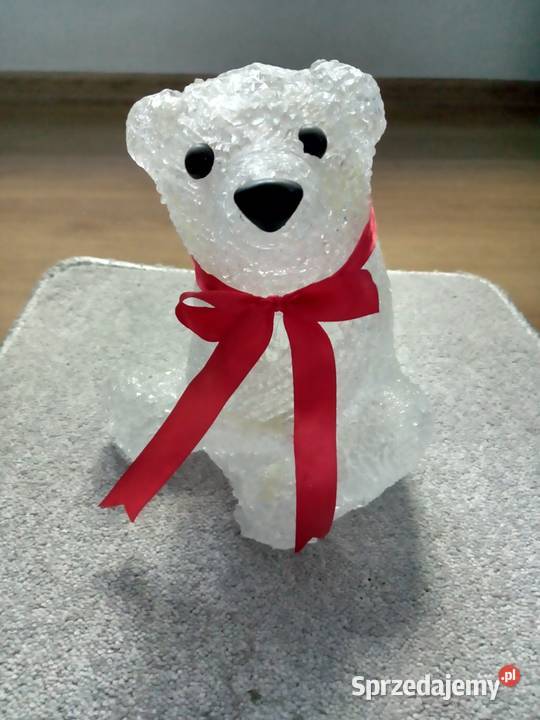 Figurka LED Niedźwiedź Polarny Boże Narodzenie