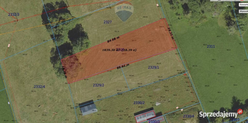 Działka budowlana I Prąd I Stacja SKI Harenda