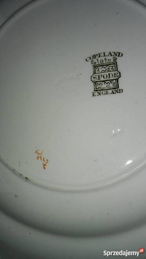 alerz talerze stara porcelana angielska spode na Gdańsk