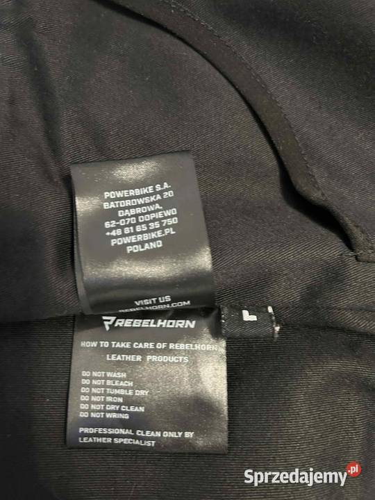 Kurtka motocyklowa skórzana Rebelhorn Hunter II Szczecin sprzedam
