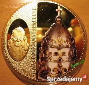 JAN PAWEŁ II Papież 50 BANKNOT Medal Olbrzym Katowice sprzedam
