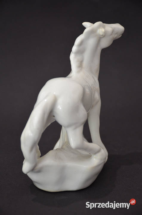 Porcelana Koń bez sygnatury Środa Wielkopolska