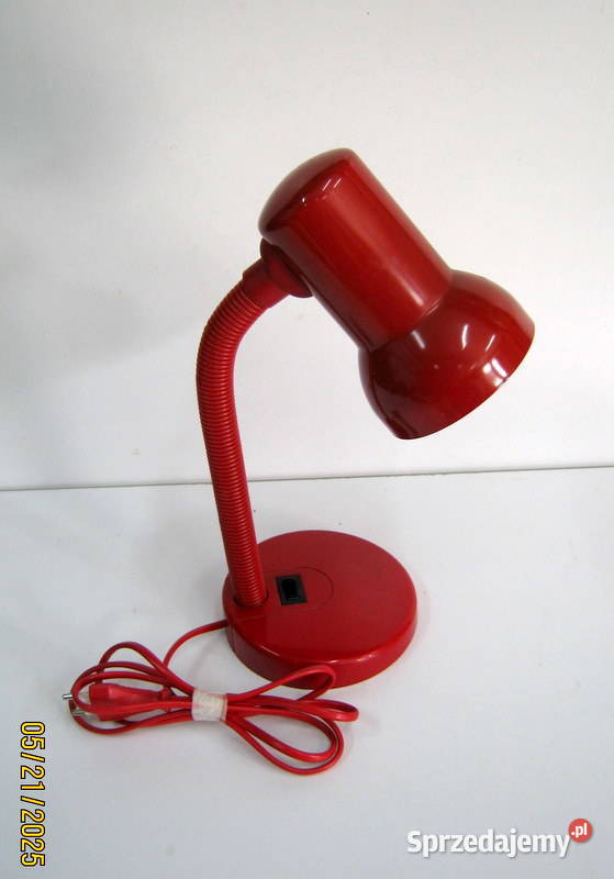 Lampa biurkowa Massive czerwona Lampki biurkowe Kraków