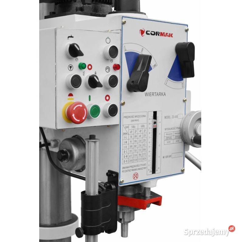Przemysłowa wiertarka przekładniowa CORMAK ZS40B Siedlce