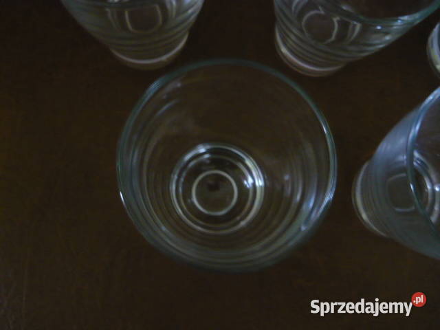 Szklanki z grubego szkła Porcelana i szkło Myszków sprzedam
