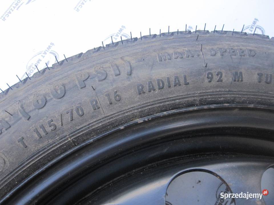 OPEL VECTRA C koło dojazdowe 1157016 92M 5x110