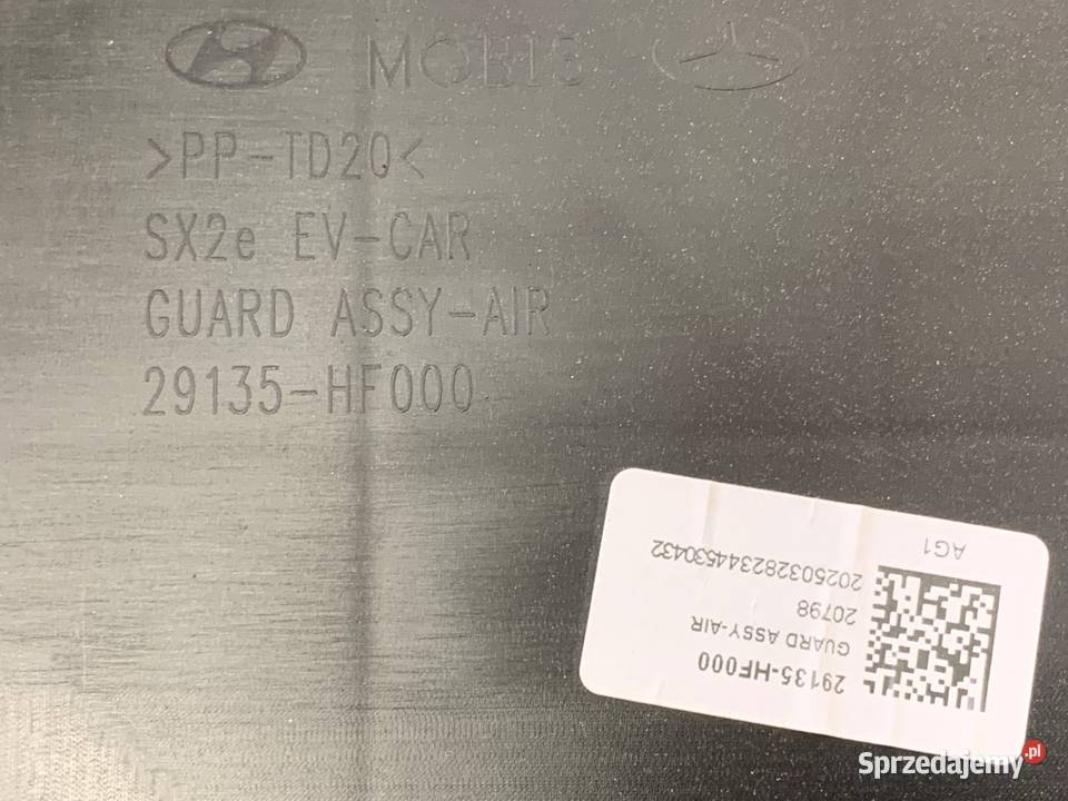 KIEROWNICA WLOT POWIETRZA HYUNDAI KONA SX2 podkarpackie