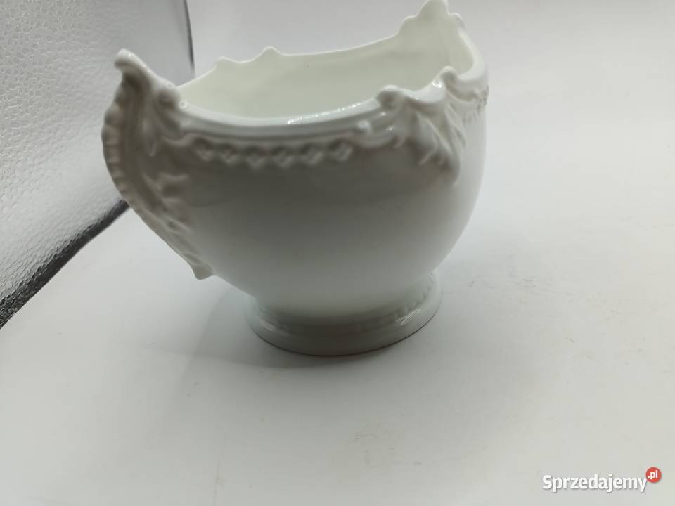 Cukiernica porcelana biała ANGLIA Coalport Zamość