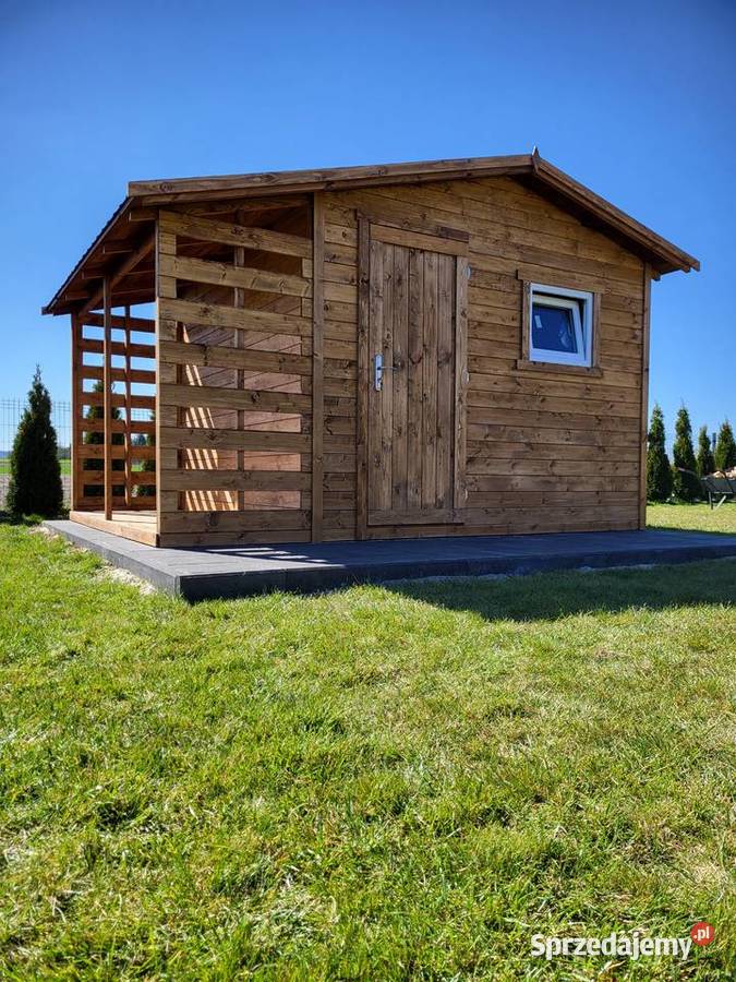 Domek ogrodowy z drewutnią 3x3 transport kraj Ogród Lubin