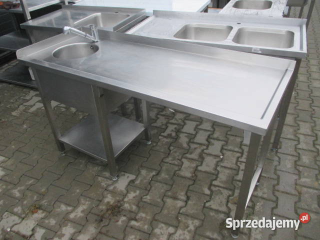 Zlew Gastronomiczny Z Blatem Roboczym I Półką Ostrów Wielkopolski