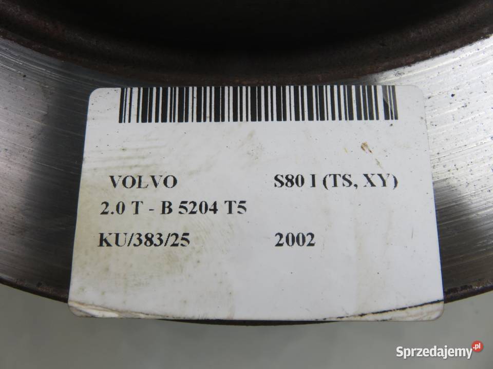 TARCZE HAMULCOWE TYŁ VOLVO S80 I 20 T osobowe