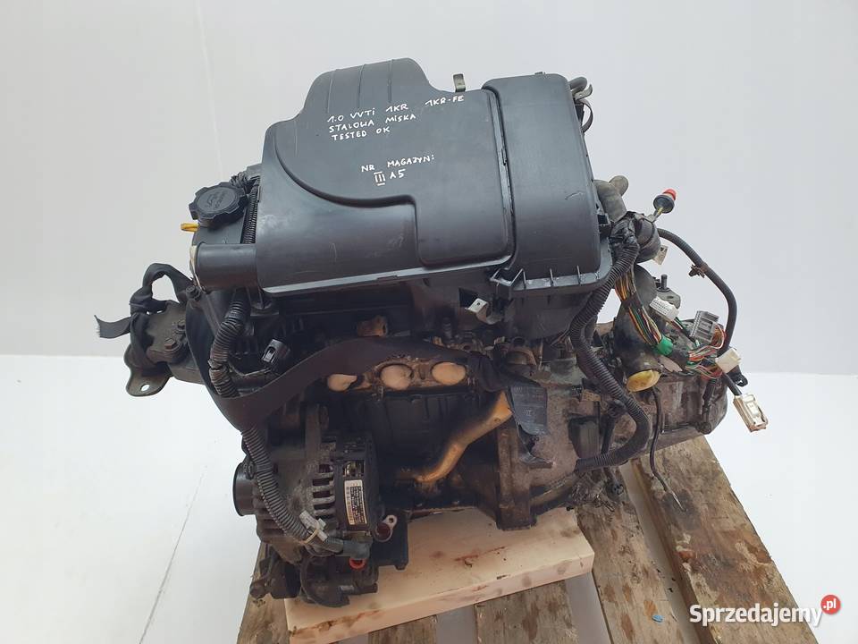 SILNIK KOMPLETNY Peugeot 108 10 12V 68 sprawny Rudka