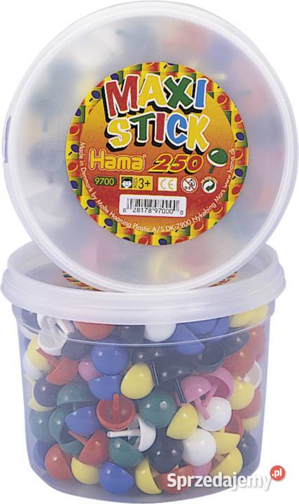 Pinezki w tubie 250 HAMA MAXI Stick 9700 Zamość