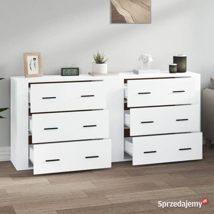 Szafki 2 białe materiał drewnopochodny WM3185407 mazowieckie Warszawa sprzedam
