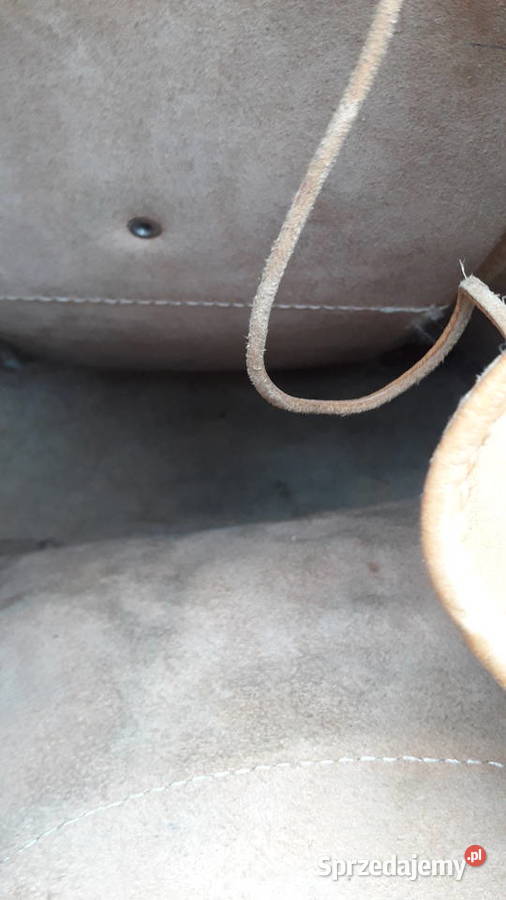 Stary plecak Vintage skóra PRL lata 60 70 ładny Gdynia