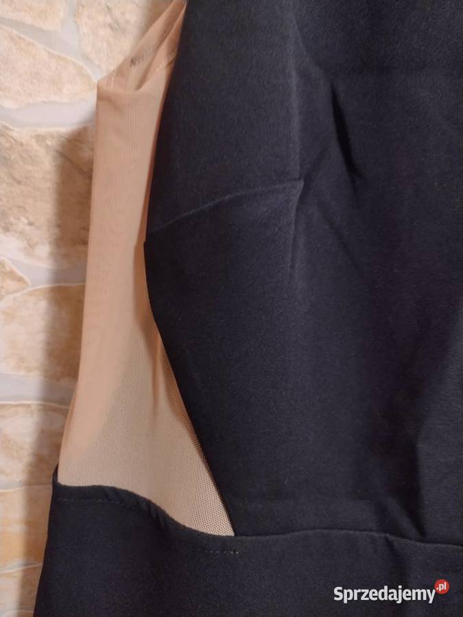 36S RIVER ISLAND Długa CZARNA SUKIENKA małopolskie Kraków