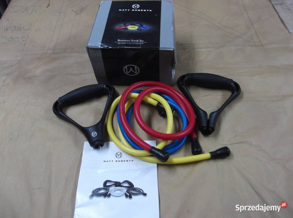 Zestaw lateksowych oporowych gum do ćwiczeń Pozostałe śląskie Częstochowa