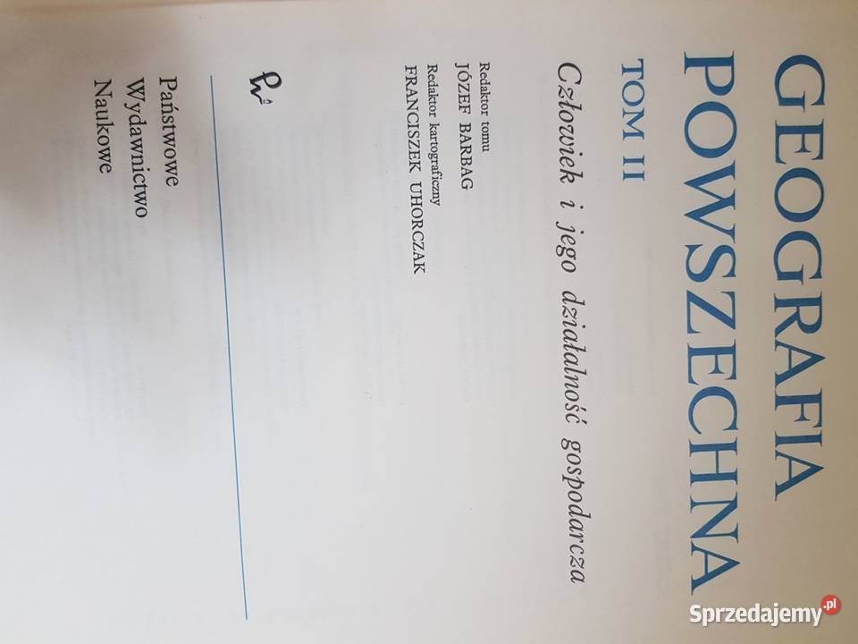 Geografia Powszechna Tom IV 1967 PWN unikat Kielce