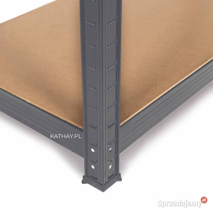 Regał magazynowy metalowy antracytowy grafitowy Regały wielkopolskie Poznań