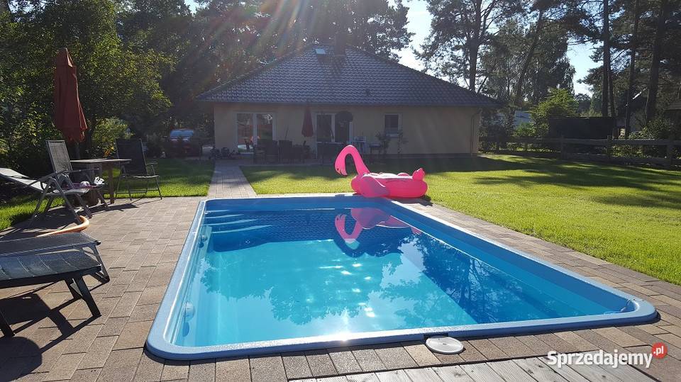 Basen ogrodowy poliestrowy ZESTAW 8,25x3,25x1,55m basen z laminatu