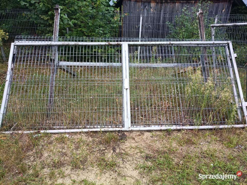 Brama 2 skrzydła 346x150 bramka 79x150 panel Niwiska