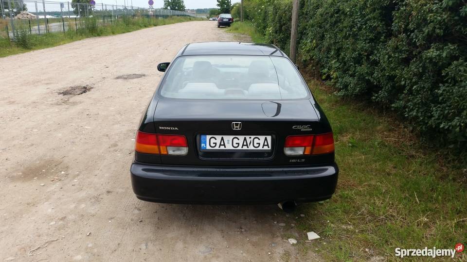 Honda Civic Coupe EJ6 16 Czarna perła przedlift klimatyzacja Gdynia