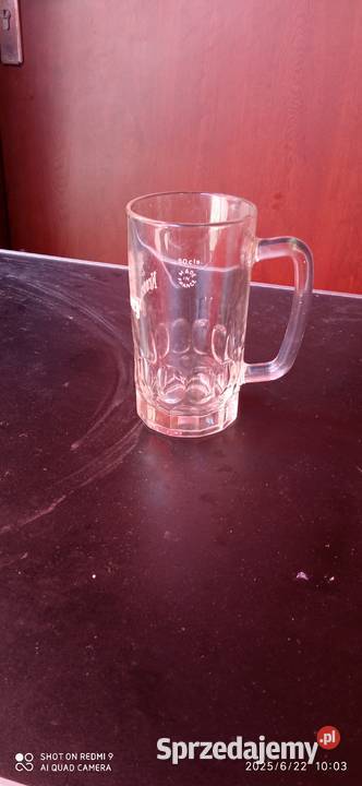 kufel Kronenbourg 05 litra gruby Made in France wielkopolskie Ostrzeszów sprzedam