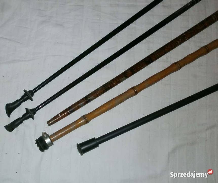 3 Laski i 2 Kijki spacerowe do Nordic Walking Kraków sprzedam