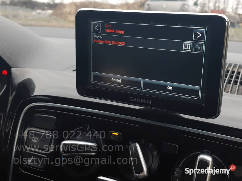 Aktualizacja nawigacji GPS fabrycznych mapy TIR Olsztyn