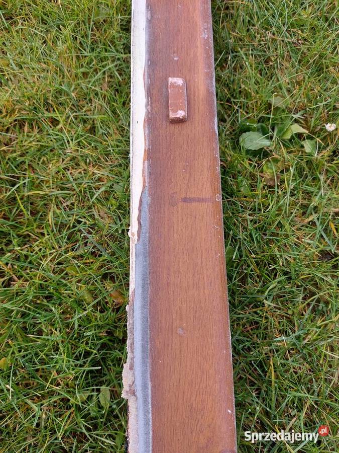 Okno balkonowe z moskitierą kolor złoty dąb Olkusz