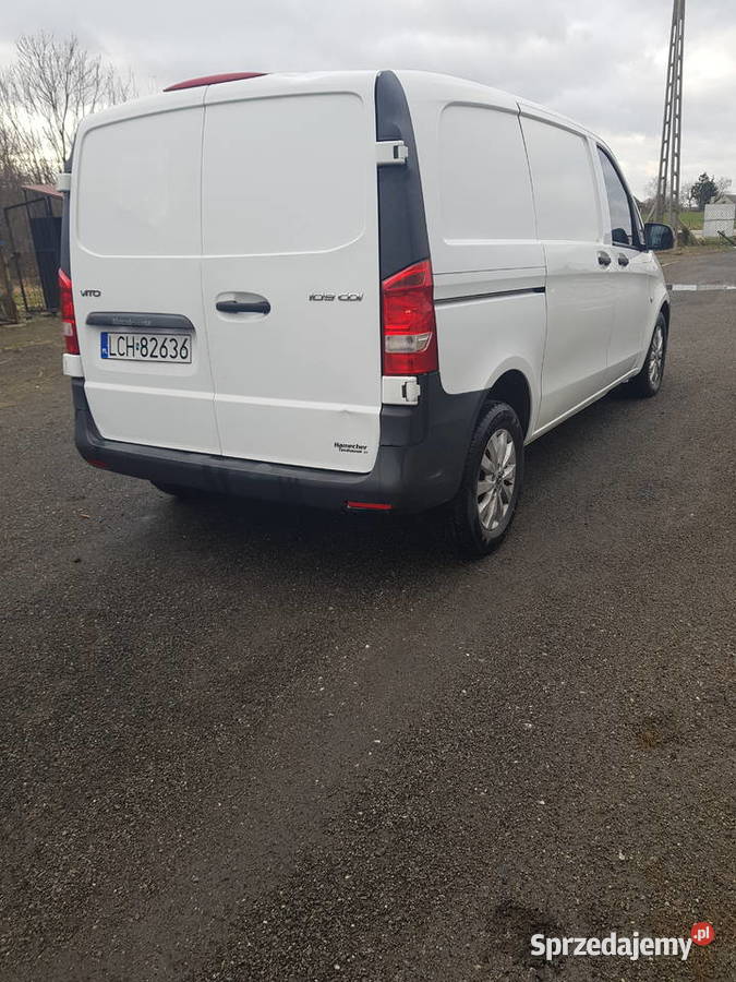 Mercedes Vito 109 16 cdi 90 2017 r Mercedes-Benz lubelskie Chełm