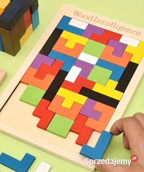 drewniana zabawka edukacyjna drewniana tangram mazowieckie Płock