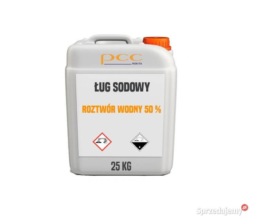 Ług sodowy roztwór wodny NaOH 50 kanister 25 Brzeg Dolny
