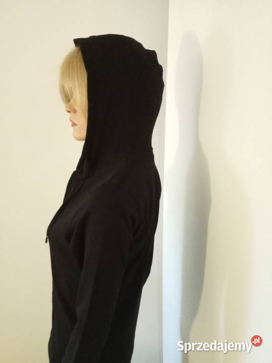 Bluza bawełniana FF czarna z kapturem r 38 Inny materiał śląskie Pszczyna