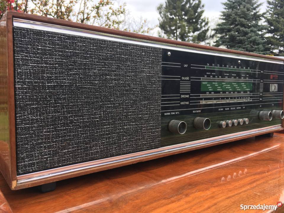 Radio UNITRA Diora Klawesyn działające stan PRL świętokrzyskie Ożarów