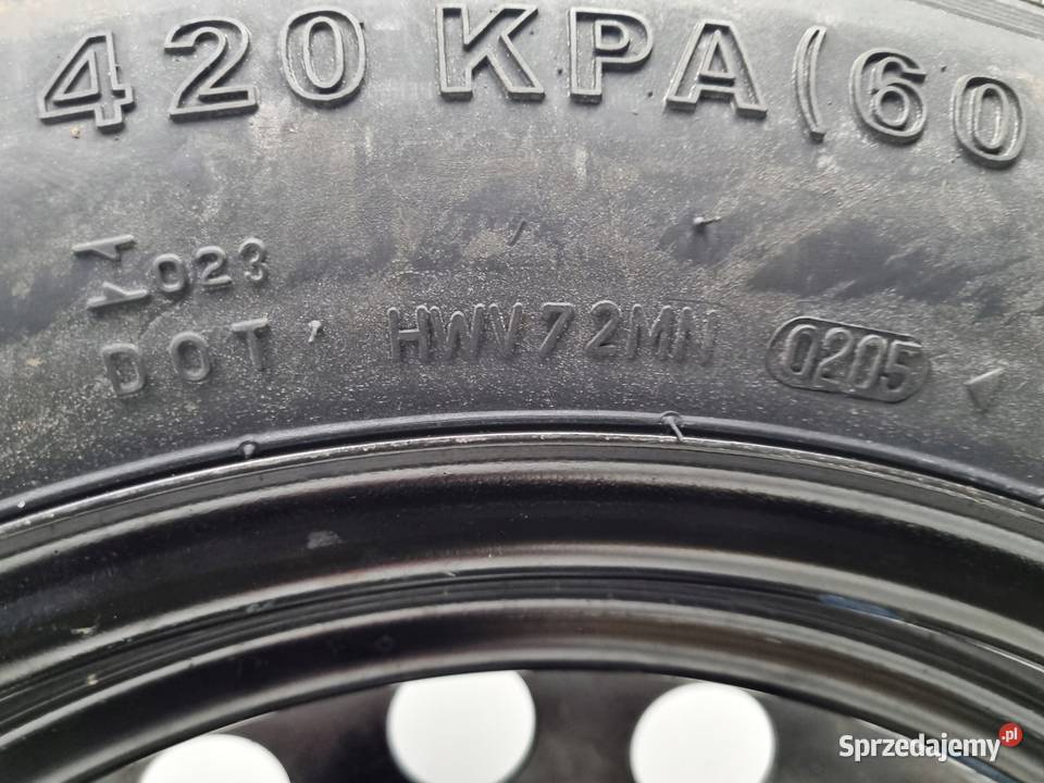 KOŁO DOJAZDOWE ZAPASOWE Jaguar SType 14580 R16 Samochodowe Motoryzacja Chełm