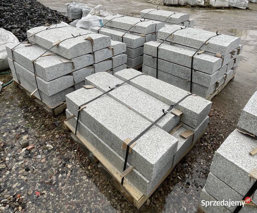 KRAWĘŻNIK DROGOWY GRANITOWY 15x30 Płomieniowany mazowieckie Warszawa