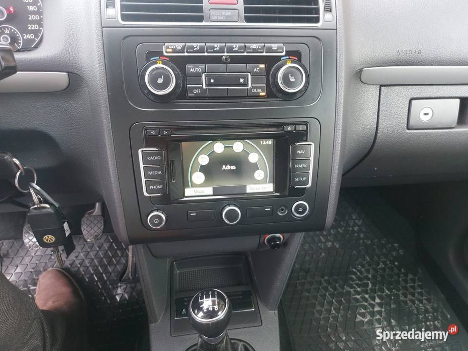 VW TOURAN 2011r 12TSi Blue Motion 105 7 osobowy elektryczne lusterka dolnośląskie Jelenia Góra sprzedam