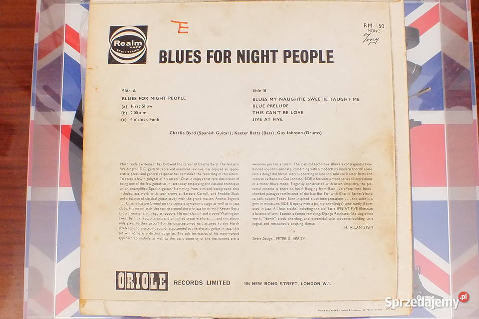 Winyl Blues for night people Charlie Byrd