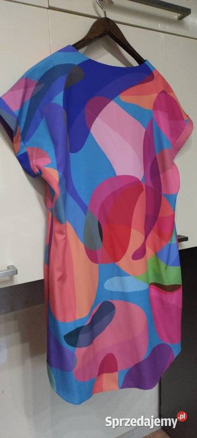 Sukienka letnia w kolorach wielobarwnych lubelskie Lublin