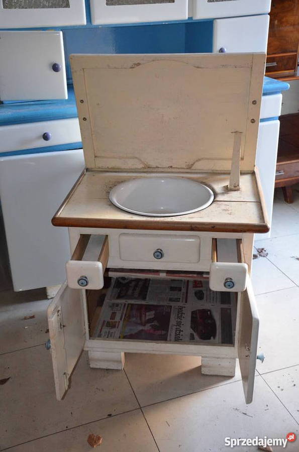 Szafka kuchenna PRL Myjka Umywalka Meble PRL Gliwice