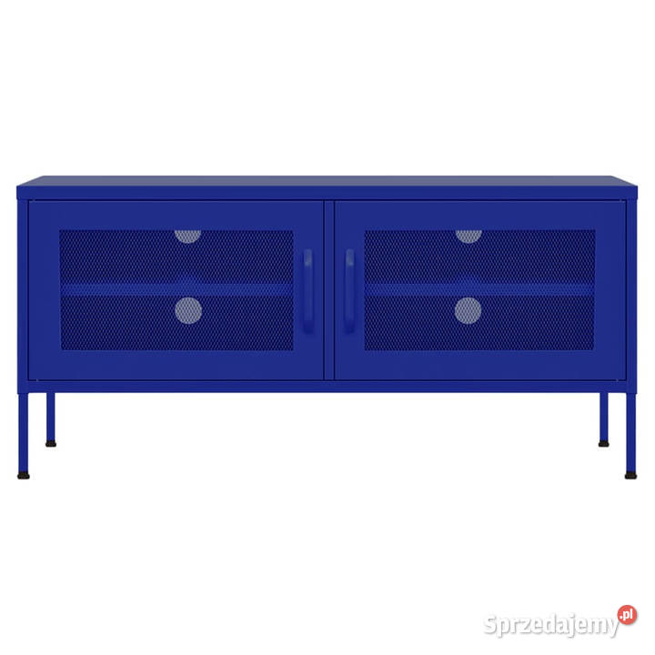 Szafka pod telewizor granatowa 105x35x50 stalowa Warszawa