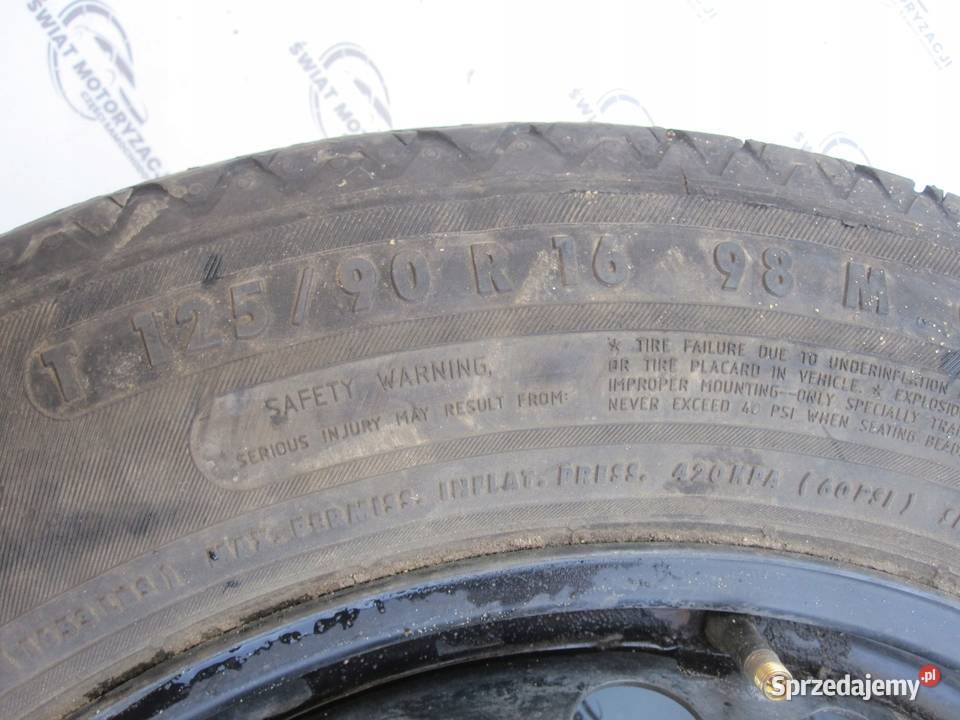 MERCEDES W204 koło dojazdowe 1259016 98M 5x112 Kielce