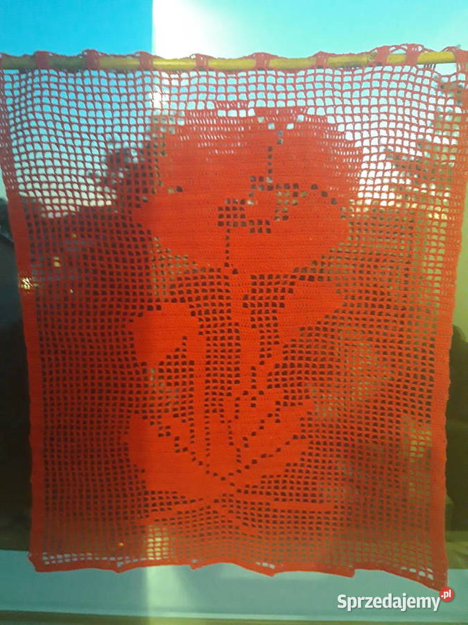 Zazdrostka ozdoba okna odcienie czerwieni mazowieckie Warszawa