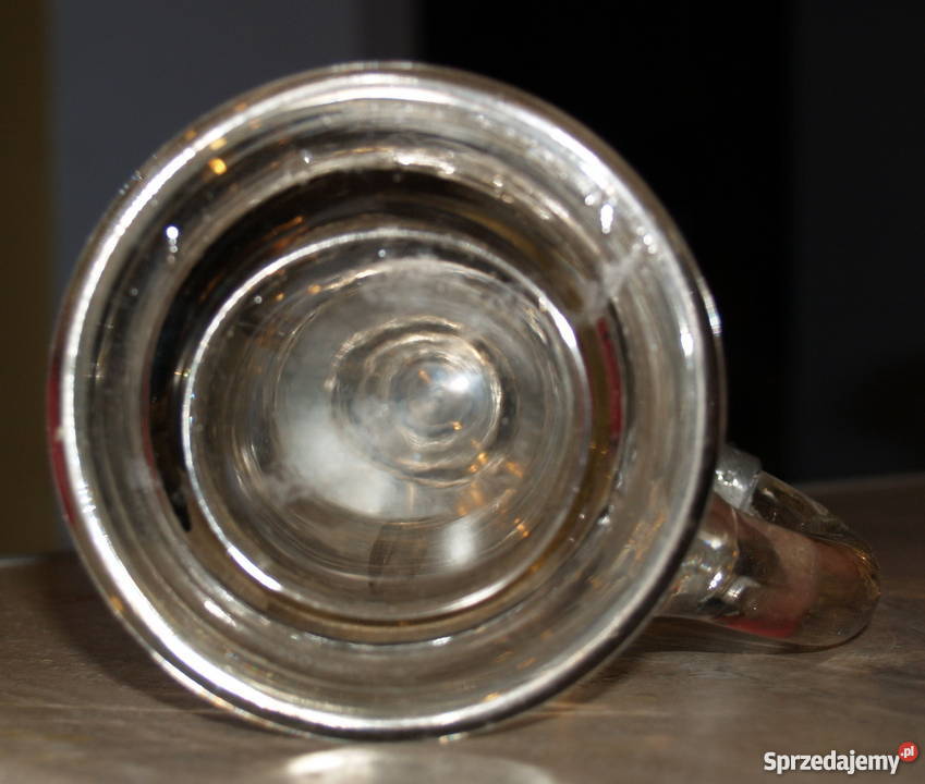 Przedwojenny szklany kufel