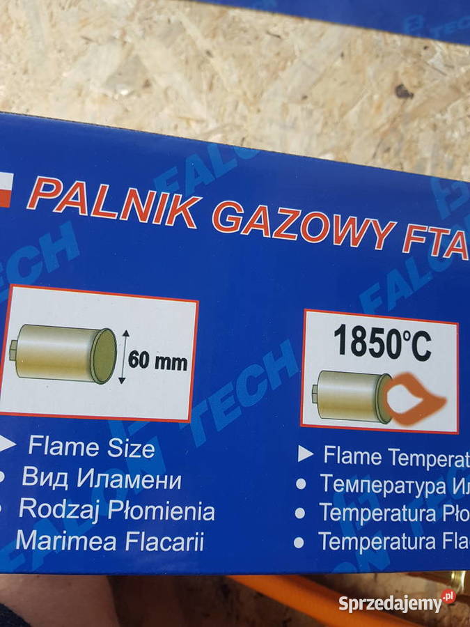FALON TECH PALNIK GAZOWY DEKARSKI DO PAPY 85 Głogowa